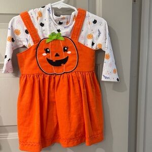 Good Lad Orange Pumpkin Halloween Dress